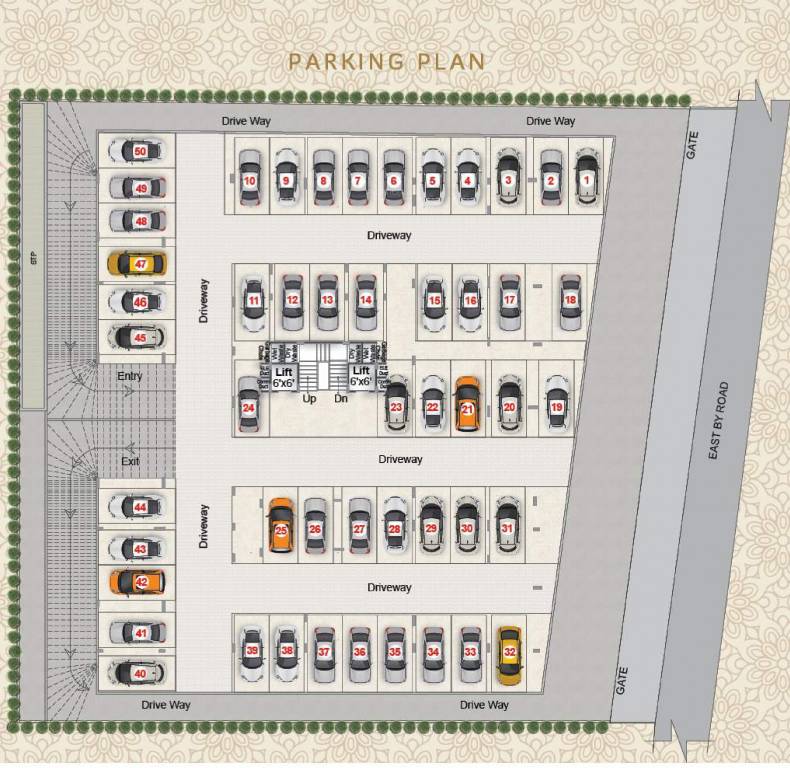  green woods Cluster Plan