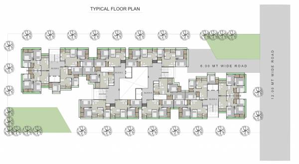  saanvi-nirman-estella Tower A Cluster Plan from 1st to 10th Floor