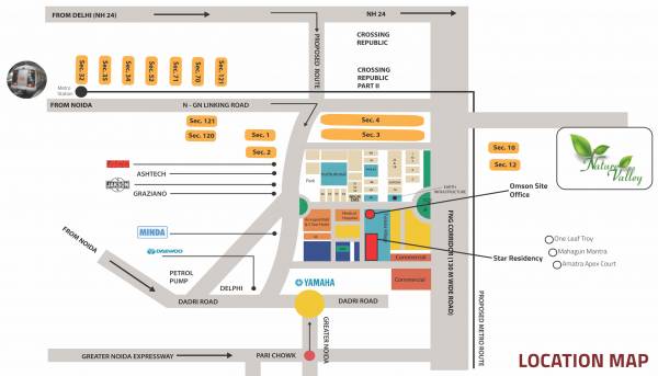  nature-valley-villa-apartment Location Plan