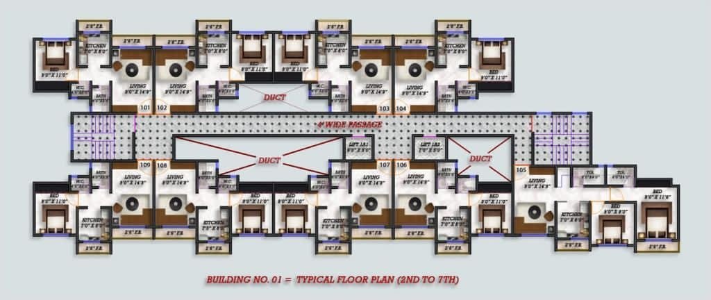  shree puram township Cluster Plan