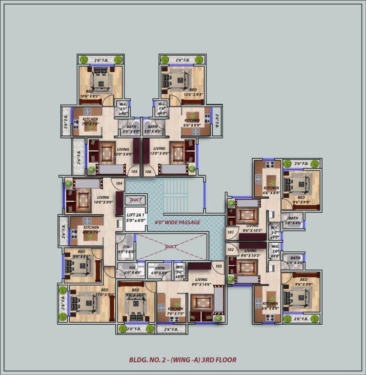  shree puram township Cluster Plan