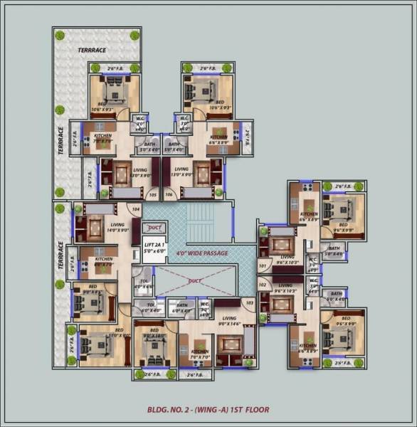  shree-puram-township Cluster Plan
