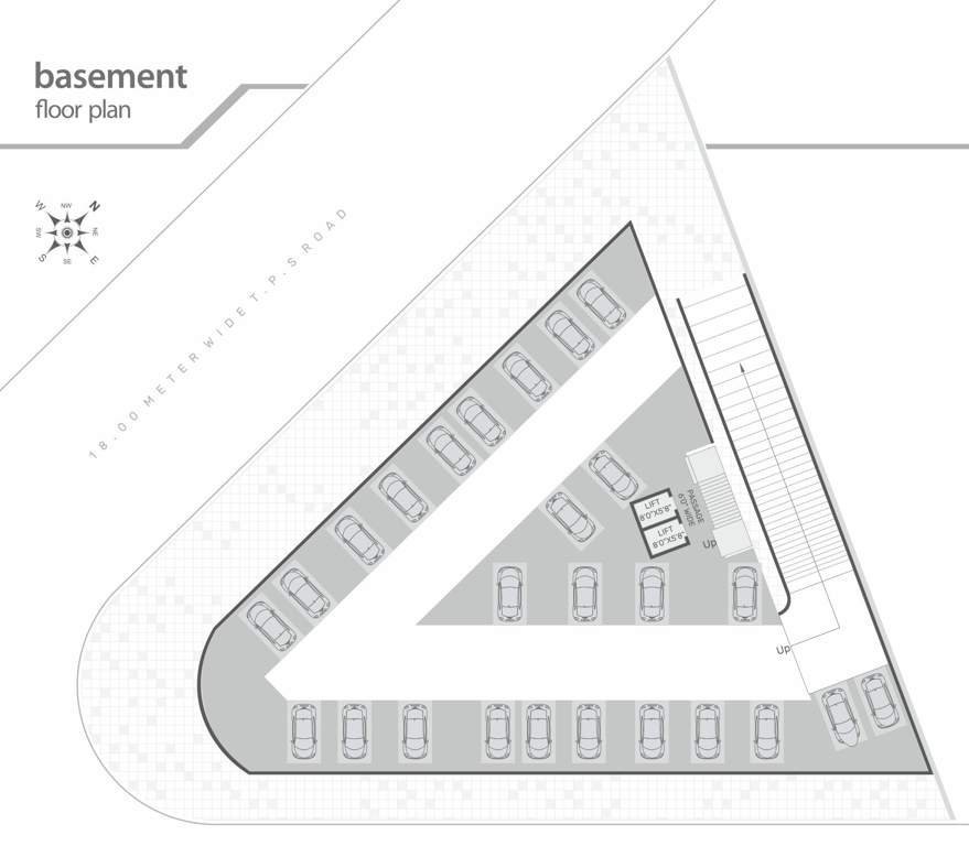  sky heights Tower A Cluster Plan For Basement