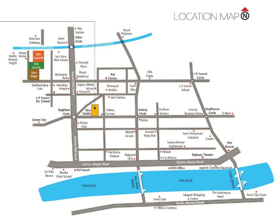 siddhi Location Plan