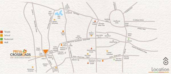  priya-crossroads Location Plan