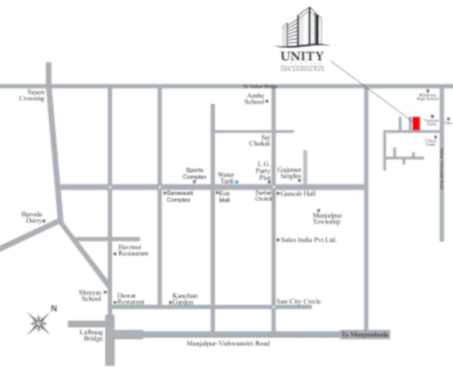 unity lifestyle Location Plan