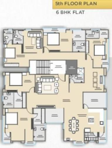  golden-icon Golden Icon Cluster Plan for 5th Floor