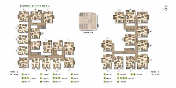  park-avenue Block A Cluster Plan