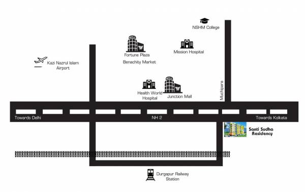  santi-sudha-residency Location Plan