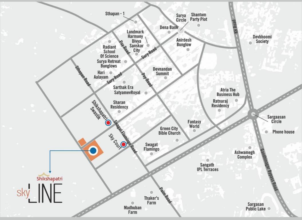  sky line Location Plan
