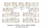  samaikya-towers Cluster Plan from 1st to 2nd Floor
