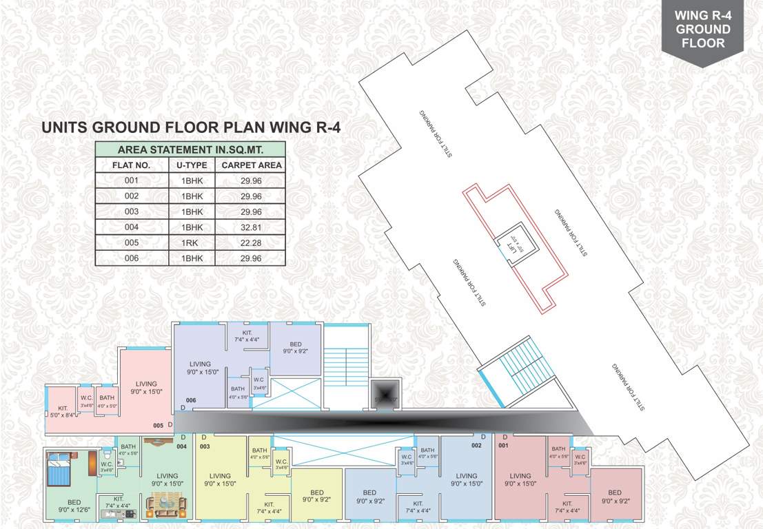  panvelkar prestige Panvelkar Prestige Cluster Plan for ground Floor