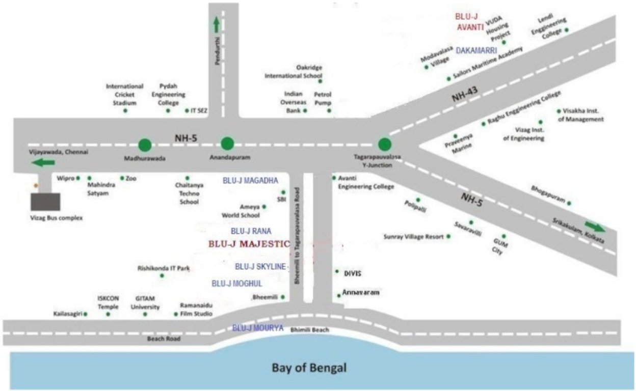 j majectic Location Plan