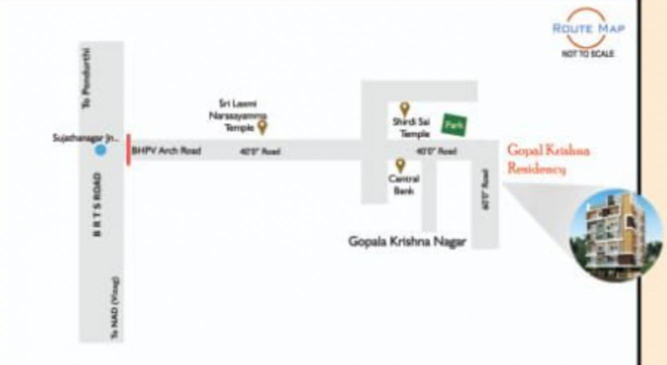  gopal krishna residency Location Plan