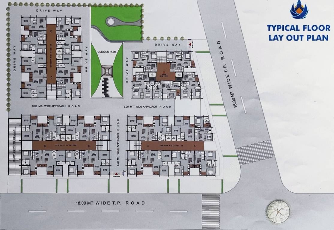  aaradhana sky Block A, B,C,D Cluster Plan