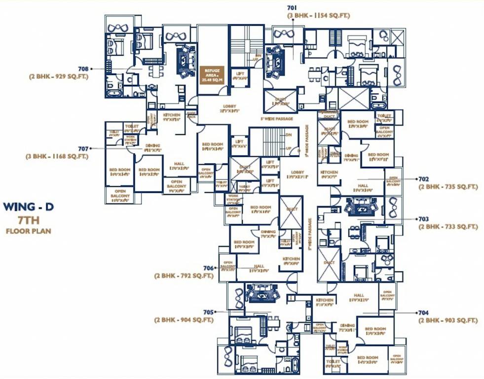  beaumonde phase 1 Beaumonde Phase 1 D Cluster Plan For 7th Floor
