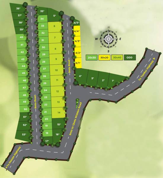  krishna-garden Layout Plan