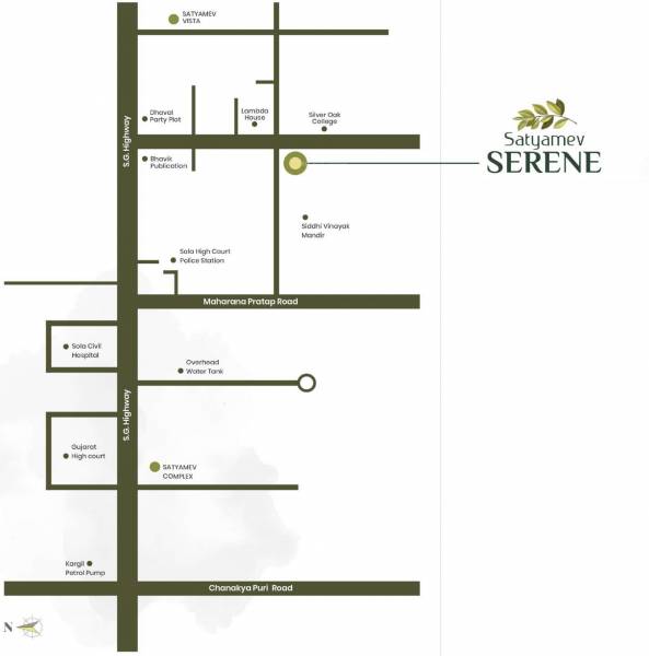  serene Location Plan