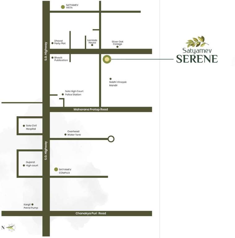  serene Location Plan