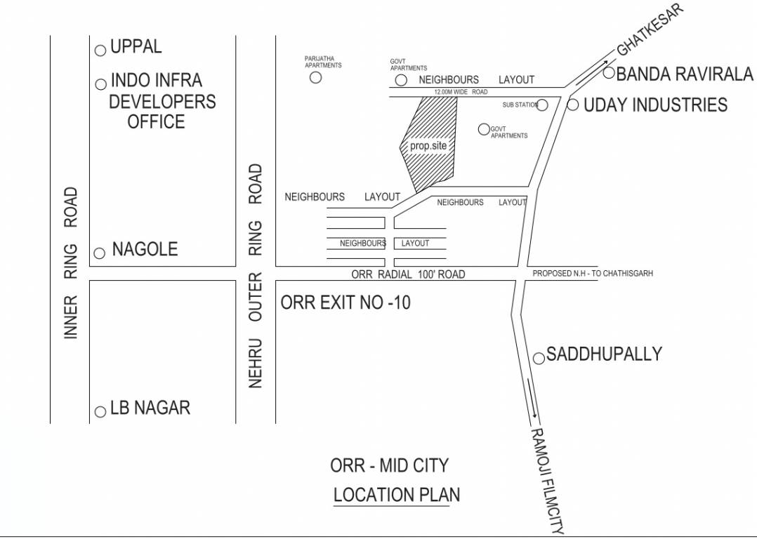  orr mid city Location Plan