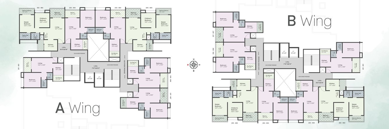  aster park Tower 1 Cluster Plan