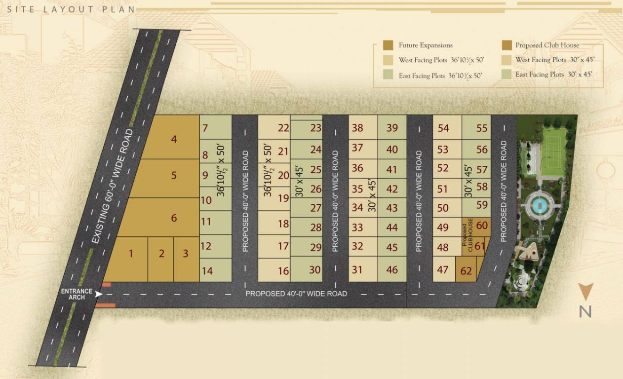 daksh county Layout Plan