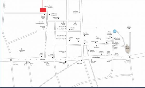  shyam-one40 Location Plan