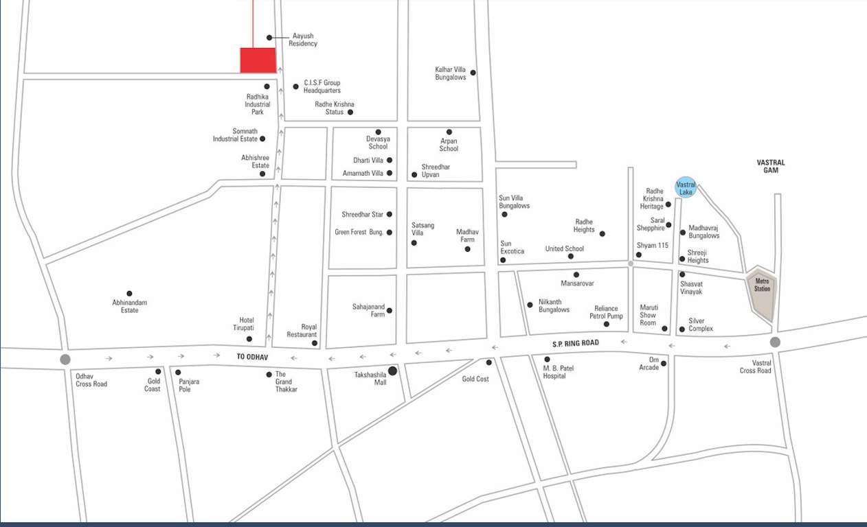  shyam one40 Location Plan