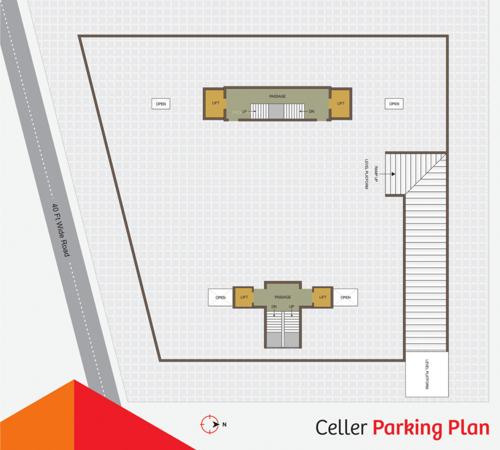  vallabh-nivas Wing A And B Cluster Plan for Cellar Parking Plan