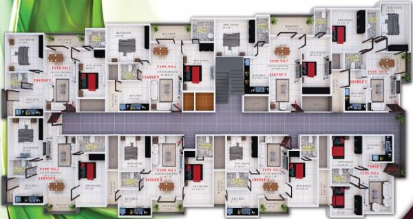  luxus-serenity Luxus Serenity Cluster Plan For Typical Floor