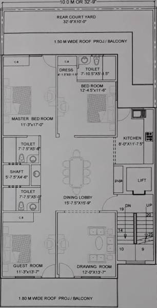  homes Homes Cluster Plan From 1st To 4th Floor