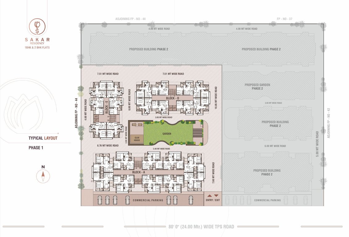  residency Layout Plan