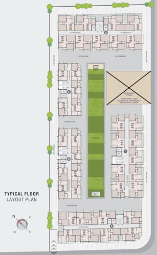  floora Tower A, B, C, D And F Cluster Plan from 1st to 7th Floor