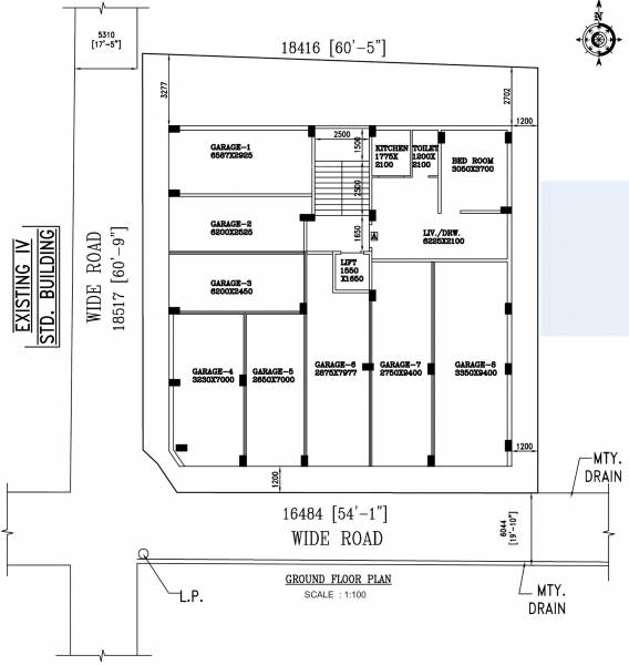  bhalobasa Dummy Tower Cluster Plan for ground Floor