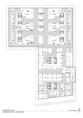  sharnam-antlia BLOCK A, B, C, D, E And F Cluster Plan for Basement Floor Plan