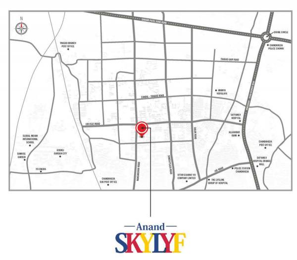 anand-skylyf Location Plan