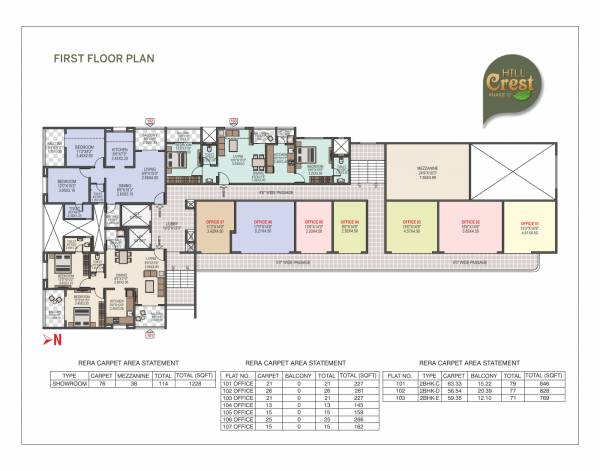  hill-crest Cluster Plan