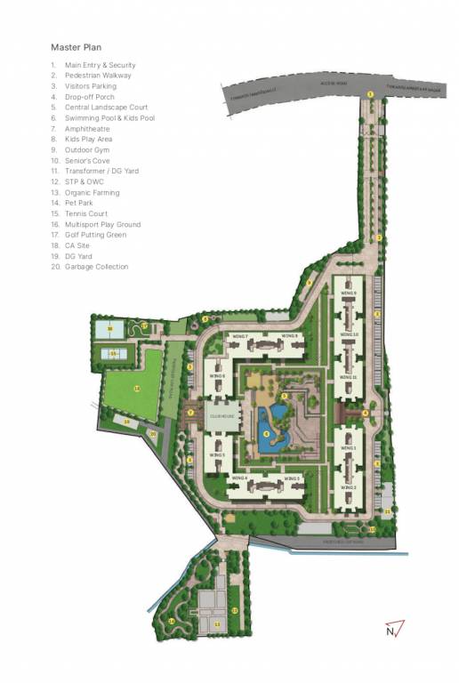 windsor phase 3 wing 6 7 and 8 Master Plan