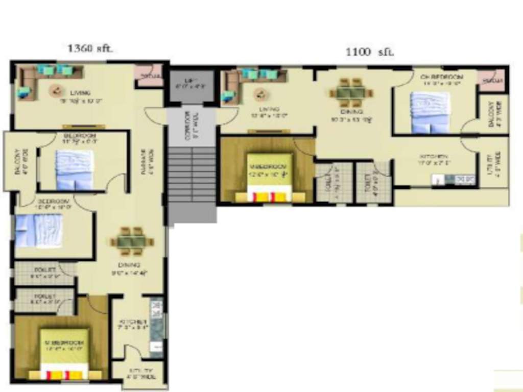  dharmala enclave DHARMALA ENCLAVE Cluster Plan from ground to 4th Floor