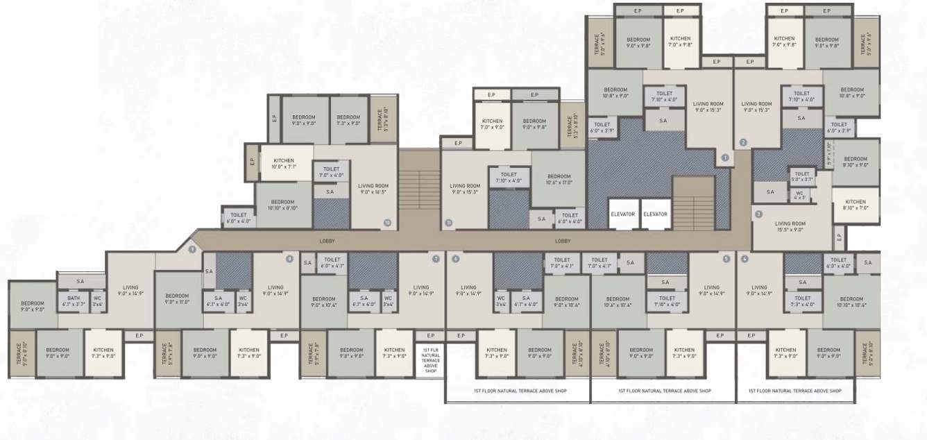  ram ambar TYPE A Cluster Plan