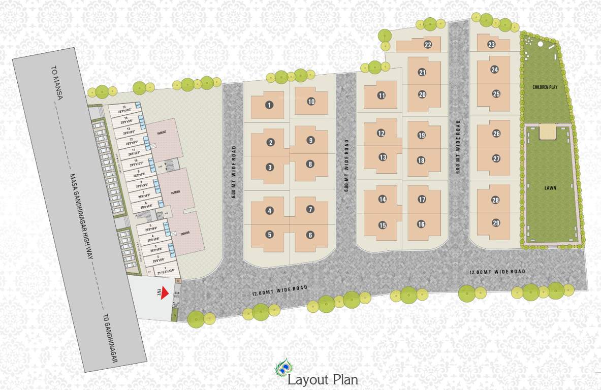  shyam vihar villa Layout Plan