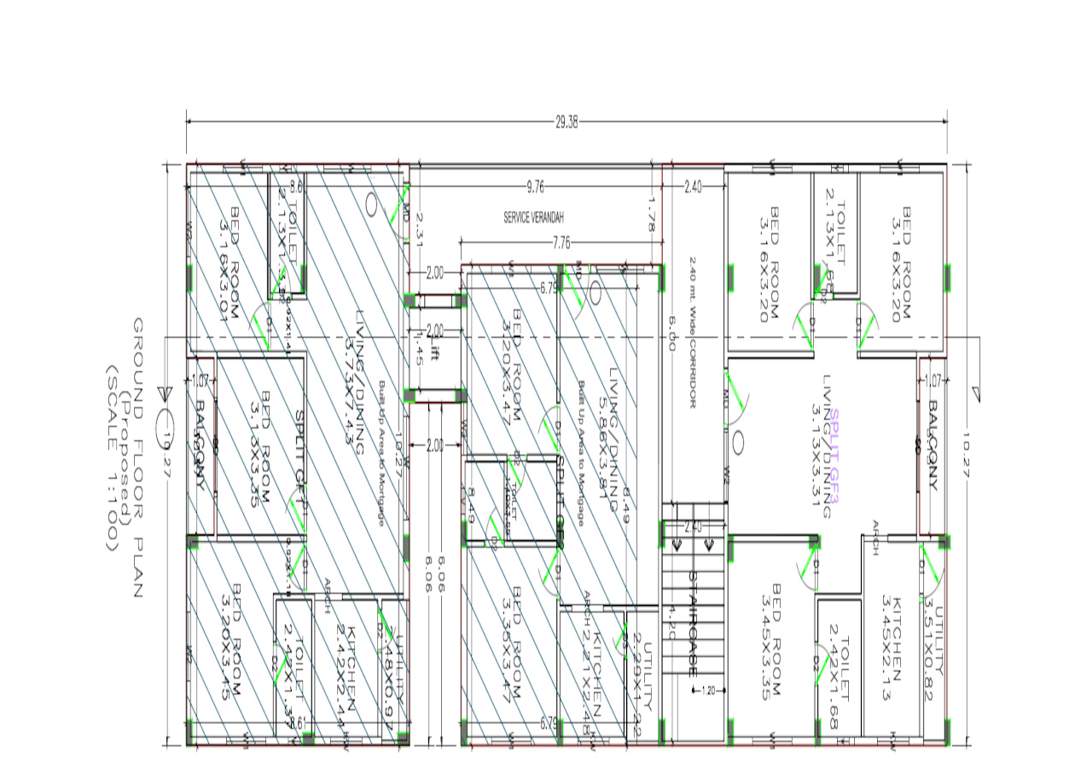  srirama vinayagar avenue Srirama Vinayagar Avenue Cluster Plan from ground to 4th Floor