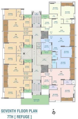  eastwoods Eastwoods Cluster Plan for 7th Floor