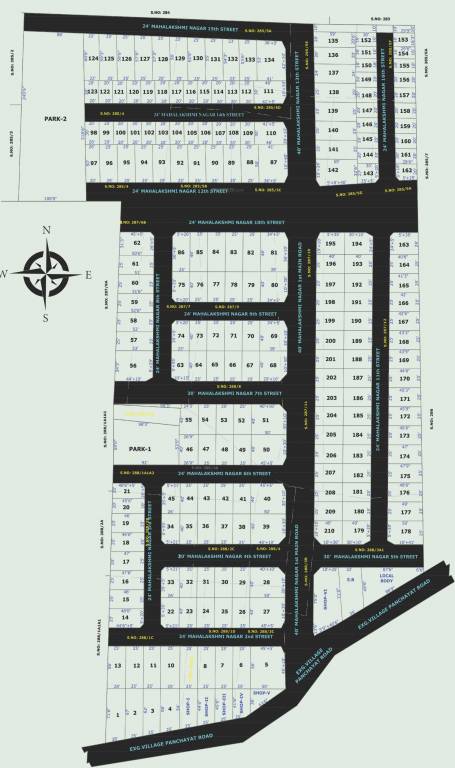  mahalakshmi nagar Layout Plan