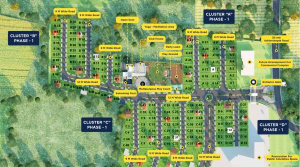  amegh-pinnacle-city Master Plan