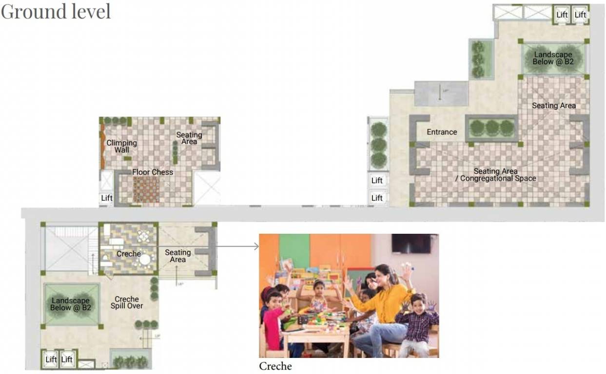 2g tula 2getherments Hoodi Cluster Plan for ground Floor