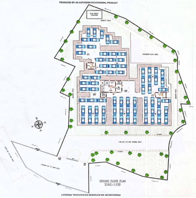  blue onyx complex Blue Onyx complex Cluster Plan for ground Floor