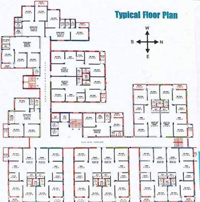  blue-onyx-complex Blue Onyx complex Cluster Plan from 1st to 8th Floor