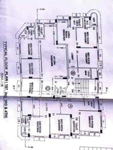  sulekha-apartment Sulekha Apartment Cluster Plan from 1st to 4th Floor