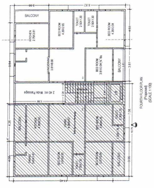 Jayabharath Constructions Cluster Plan for 4th Floor jayabharath-constructions Jayabharath Constructions Cluster Plan for 4th Floor